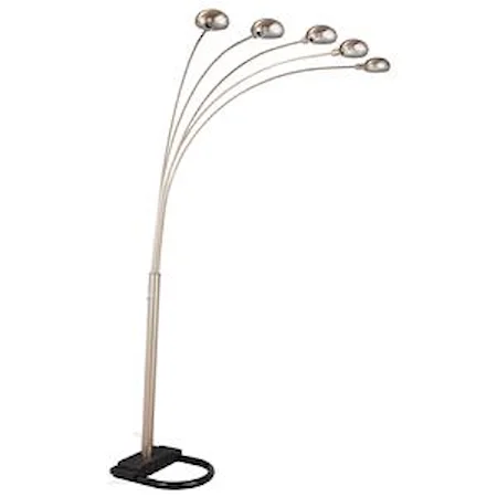 Chrome Finish Sofa Floor Lamp